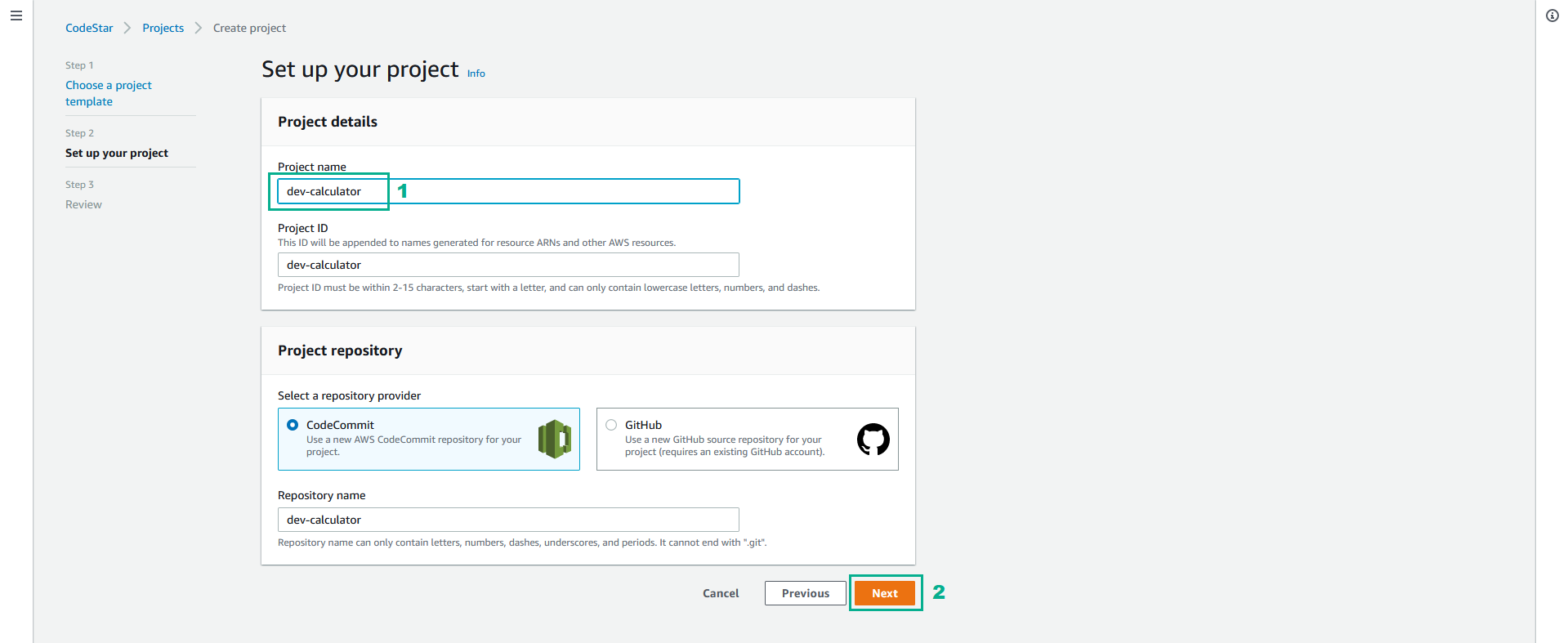 Extend Calculation Workflow